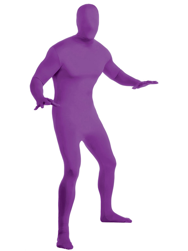 Purple One Size Full Bodysuit Zentai Costume