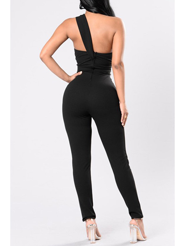 Qmilch Solid Skinny Jumpsuits 