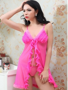 7 Colors One Size Sexy Lace Babydoll Lingerie