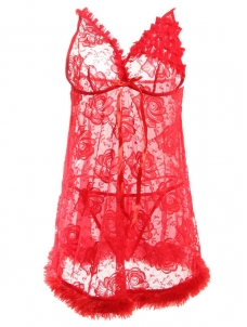 7 Colors One Size Sexy Lace Babydoll Lingerie