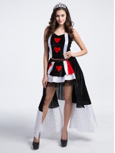 Black M&XL Sexy Queen Of Heart Halloween Costume