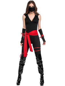 Black M&XL Women Deadly Ninja International Costume