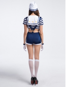 Blue M&XL Sexy Girl Sailor Costume
