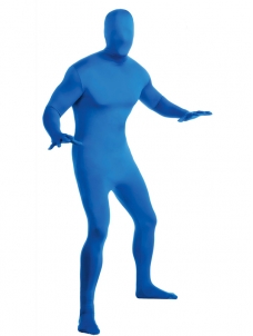 Blue One Size Full Bodysuit Zentai Costume