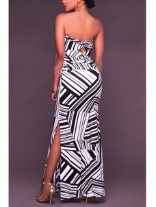 Euramerican Printed Milk Fiber Ankle Length Dress