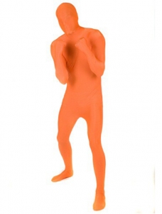 Orange One Size Full Bodysuit Zentai Costume