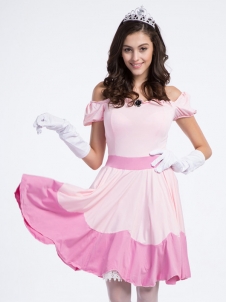 Pink One Size Halloween Cosplay Princess Costume