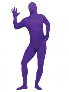 Purple One Size Full Bodysuit Zentai Costume