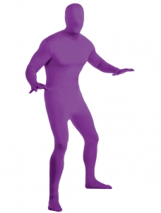 Purple One Size Full Bodysuit Zentai Costume