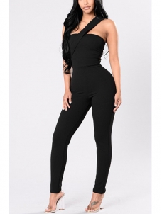 Qmilch Solid Skinny Jumpsuits 