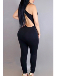 Sexy Deep V Neck Backless Jumpsuits