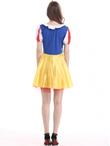 Yellow M-XL Adult Princess Fairy Tale Costume