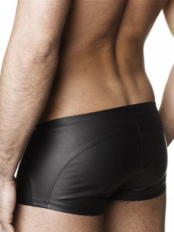 Black Fashion Sexy Vinyl  Men Pant