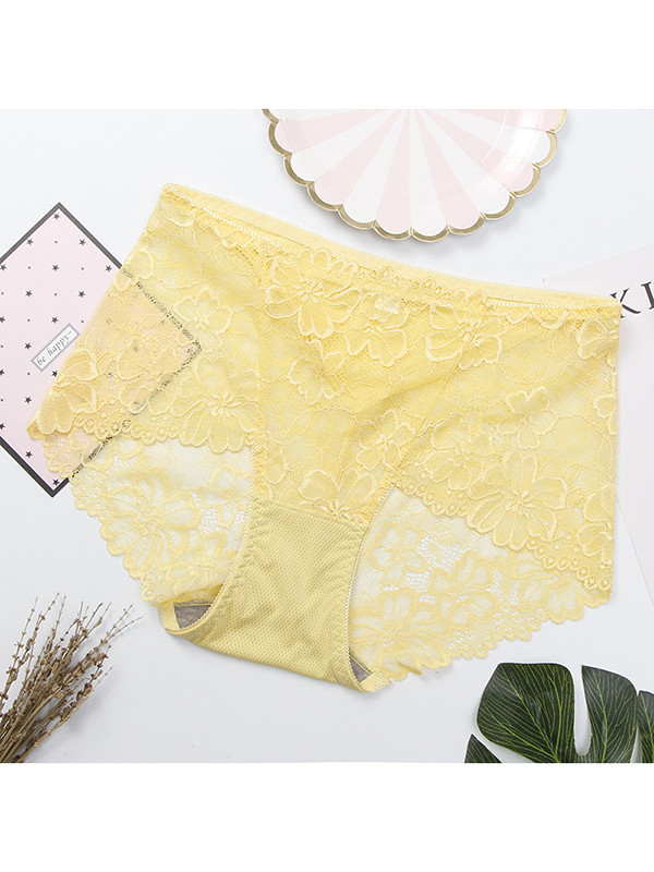 10 Colors M-L Floral Lace Seamless Underwear