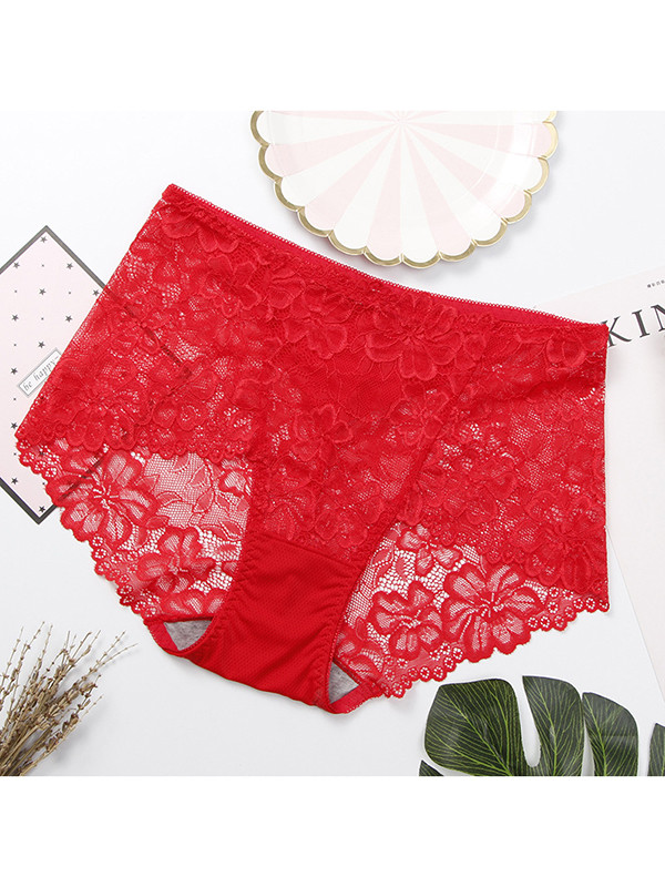 10 Colors M-L Floral Lace Seamless Underwear