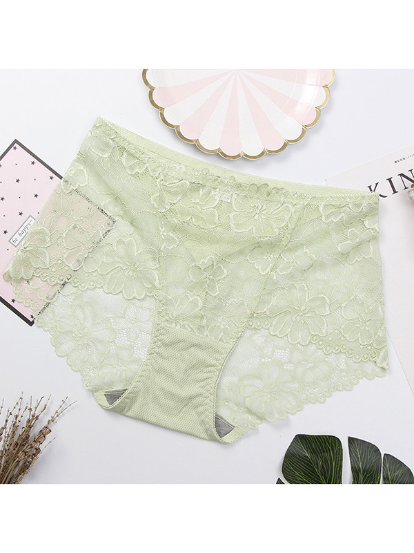 10 Colors M-L Floral Lace Seamless Underwear