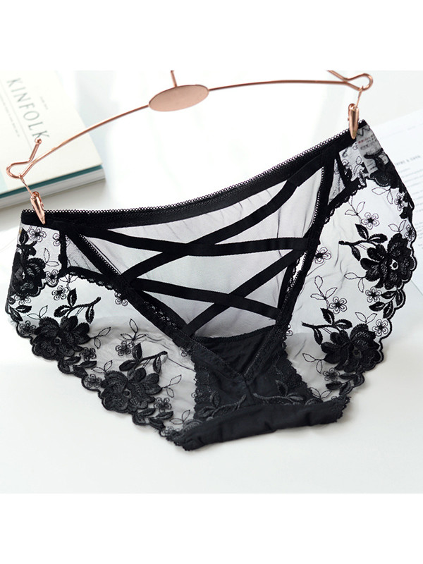 3 Colors One Size Floral Seamless Underwear