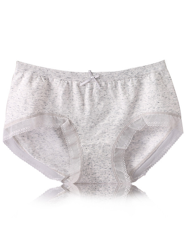 5 Colors One Size Lace Side Seamless Underwear