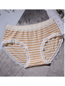 6 Colors One Size Striped Seamless Underwear