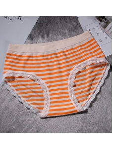 6 Colors One Size Striped Seamless Underwear