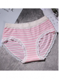 6 Colors One Size Striped Seamless Underwear