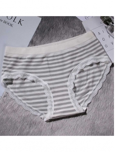 6 Colors One Size Striped Seamless Underwear