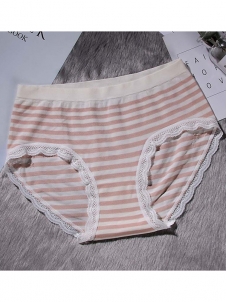 6 Colors One Size Striped Seamless Underwear