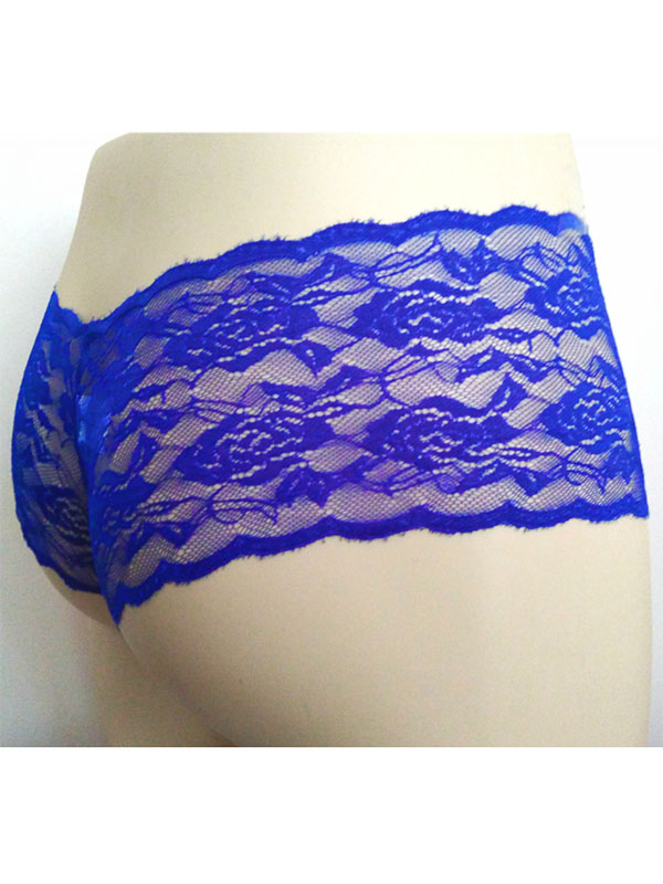 5 Colors Mens Lace Sexy Transparent Underwear 