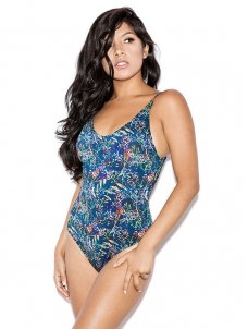 Sexy Floral Print One Piece Swimwear