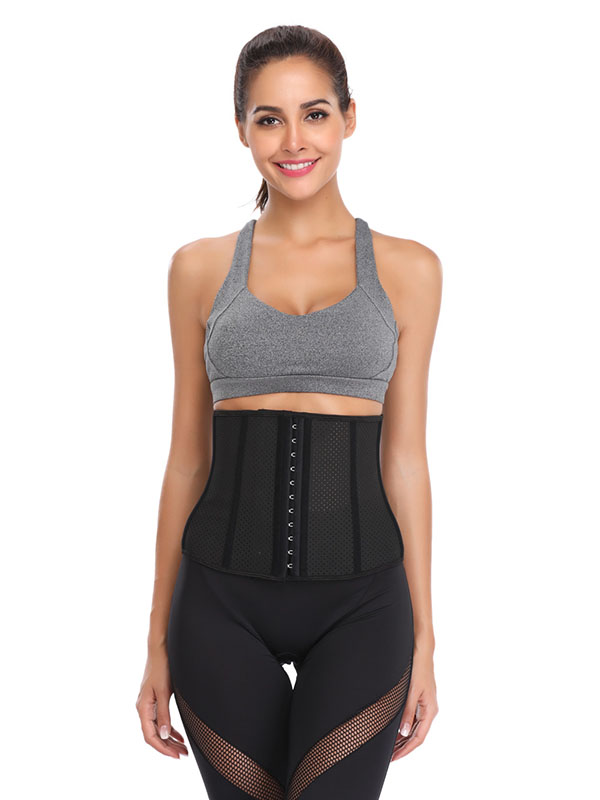 2018 Black Slimming Waist Trainer Corset Underbust Girdle