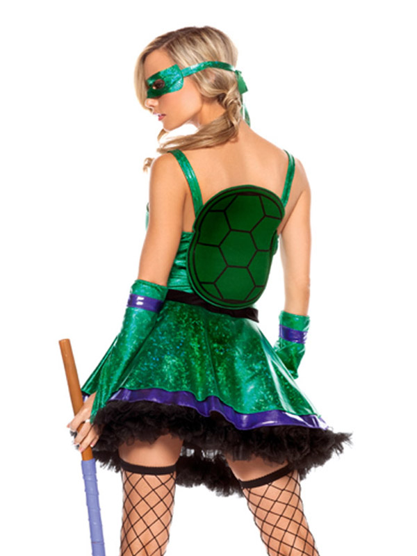 Halloween Ninja Turtle Women Role Play Costume