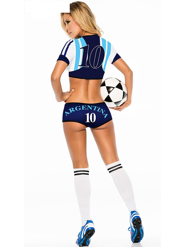 Sexy Soccer Baby Cheerleader Sports Costume