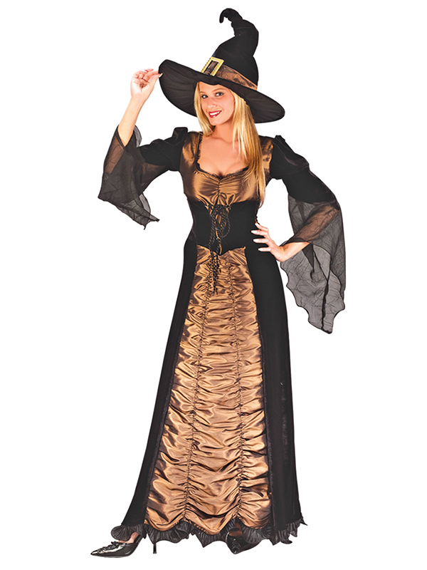 Women Halloween Cosplay Medieval Witch Costume