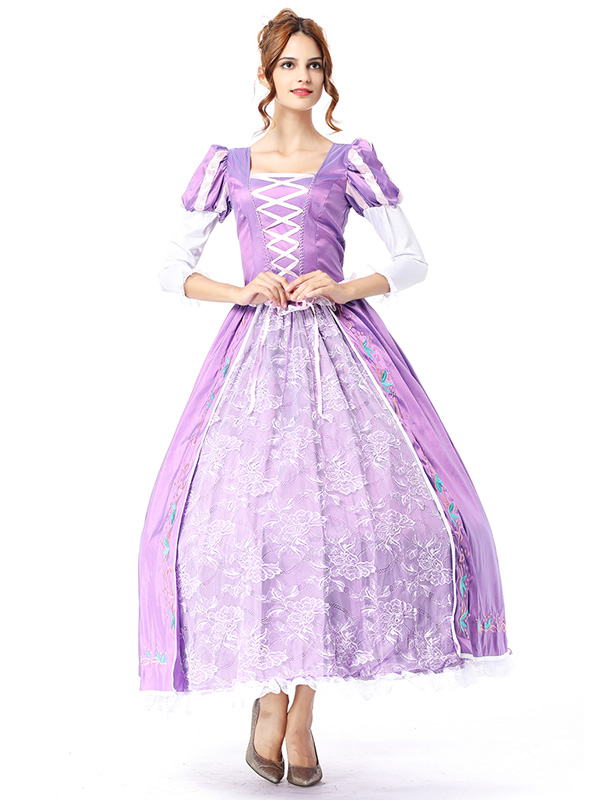 Women Long Sleeve Princess Party Victorian Deluxe Costume 