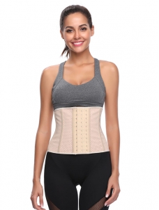 2018 Apricot Slimming Waist Trainer Corset Underbust Girdle