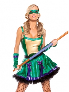 Halloween Ninja Turtle Women Role Play Costume