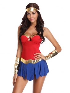 Women Latest Design Cosplay Superwomen Costume 