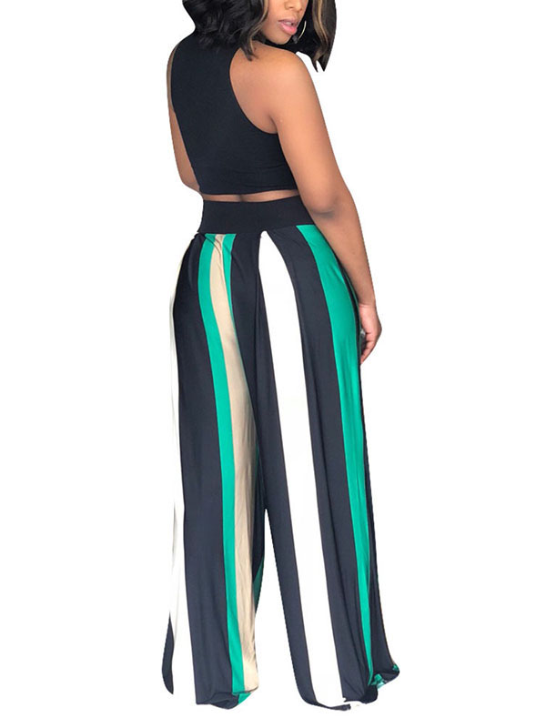 Women Casual Striped Pant