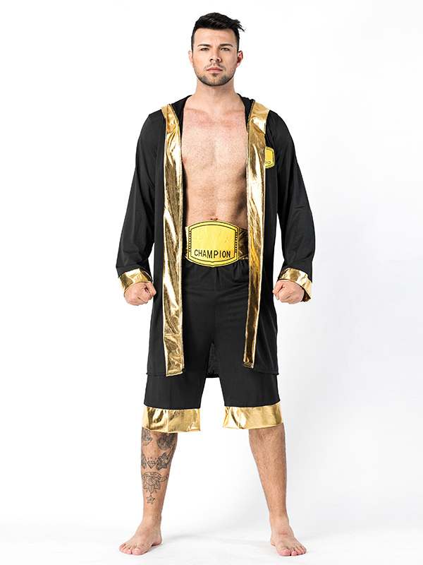 Men Cosplay Boxing Long Sleeve Coustume