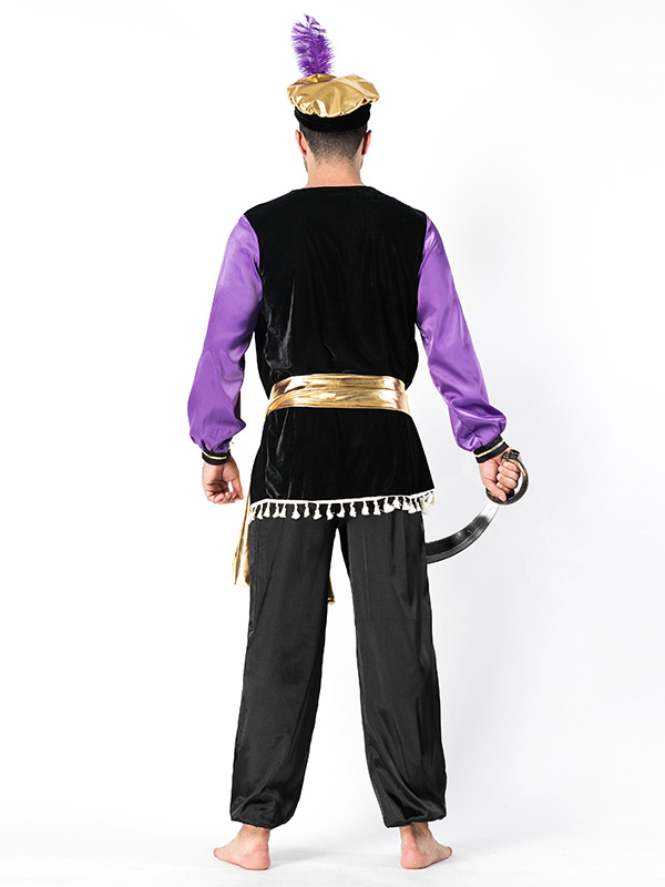 Men Cosply Aladdin Lamp Costume