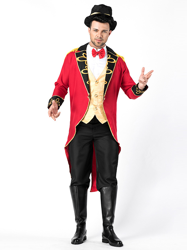 Men Magician Cosplay Halloween Costume 