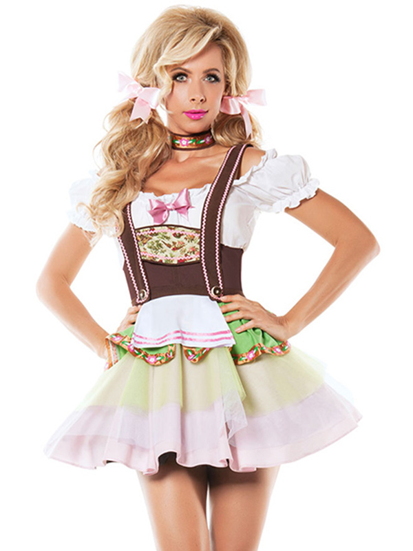 Women Sexy Cosplay Cut French Maid Costume