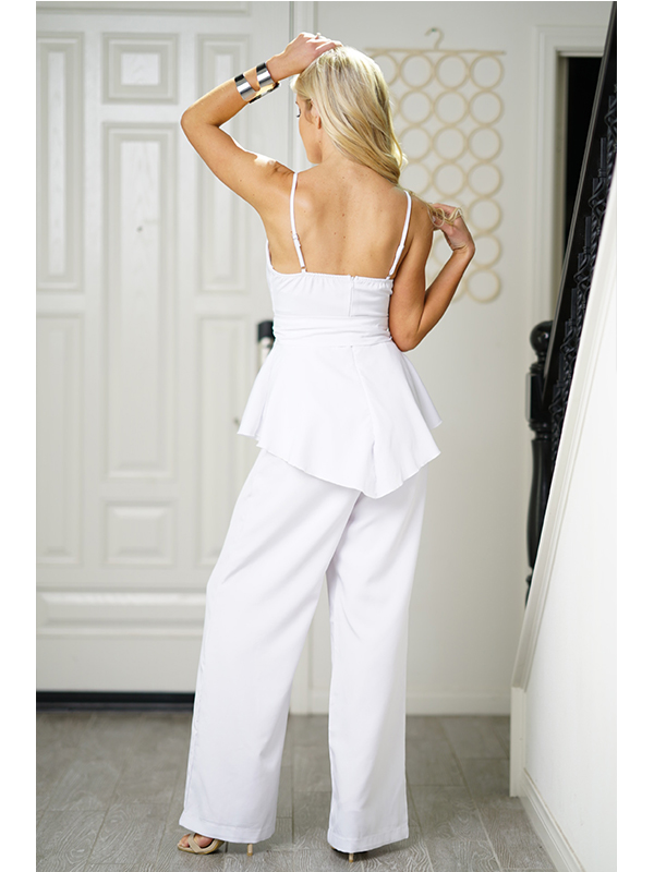 Women Sexy Sleeveless Long Pants Jumpsuit 