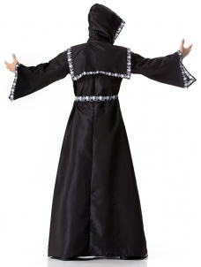 Black One Size Skeleton Robe Men Costume