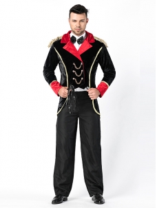 Handsome Men Hallter Magician Costume 