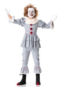 Men Clown Cosplay Halloween Costume