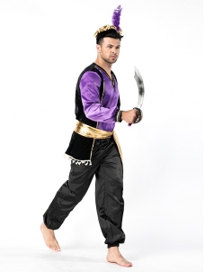 Men Cosply Aladdin Lamp Costume