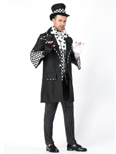 Men Magician Cosplay Halloween Costume 