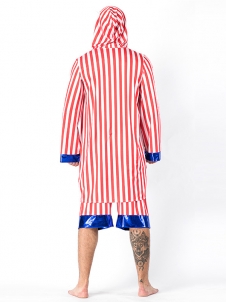 Men New Stripe Boxing Costume