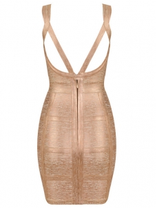 Sexy Women Sleeveless Bodycon Bandage Mini Dress